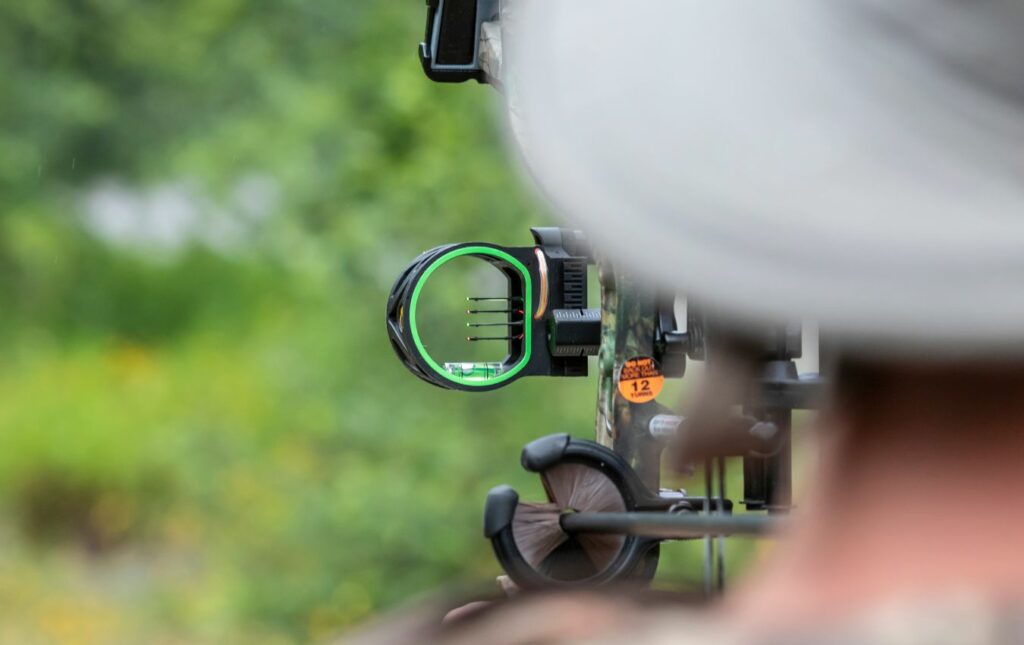 close up of Archery Sight